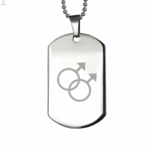 Modischer neuer männlicher Symbol-Entwurfs-Halsketten-Stolz-Anhänger für Homosexuelles